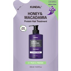 クンダル H＆Mトリートメント ペアー＆フリージア 詰替 430ml