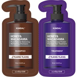 クンダル H＆Mシャンプー+トリートメント イランイラン パウチ