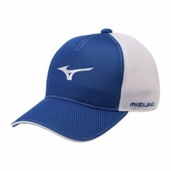 ダブルラッセルメッシュキャップ ブルー E2MWA00625