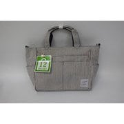 帆布12ポケ2WAY手提げ ヒッコリー GR-2742