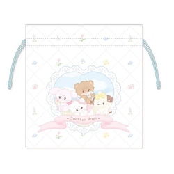 MIKK-011 ミッコ イラストレーションズ 巾着M ホワイト