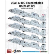 JD48007 1/48 現用 アメリカ空軍 A-10C デカールセット（2） 122FW/188FW （アカデミー用） [プラモデル用品]