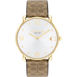 ELLIOT 茶ベルト WHダイヤル 正規品 2年保証 14504205