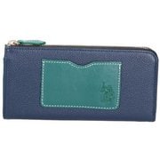 USPA2687 [ラウンドファスナー財布 NAVY/GREEN]