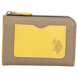 USPA2688 [ファスナー財布 BEIGE/YELLOW]