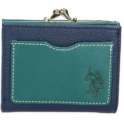 USPA2689 [がま口財布 NAVY/GREEN]
