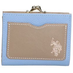 USPA2689 [がま口財布 BLUE/GREIGE]