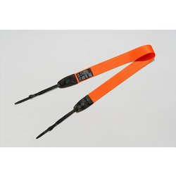 RTS CAMAEA STRAP 丈夫な自動車用シートベルトで作ったカメラストラップ レザーベルトタイプ オレンジ CAMST-LR/O