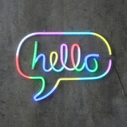 W88600-50 LED NEON LIGHT ネオンライト HELLO WALL ART