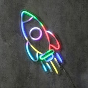 W88610-50 LED NEON LIGHT ネオンライト ROCKET