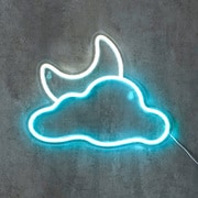 W88614-50 LED NEON LIGHT ネオンライト MOON CLOUD