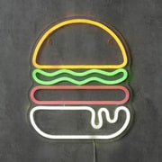 W88620-50 LED NEON LIGHT ネオンライト HAMBURGER