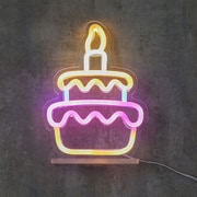 W88640-50 LED NEON LIGHT ネオンライト BIRTHDAY CAKE