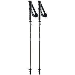 フォールダーTWIST125 トレッキングポール 形状I型 折りたたみ式 ブラック 110-125cm 2本セット