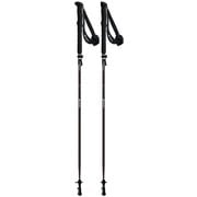 フォールダーTWIST125 トレッキングポール 形状I型 折りたたみ式 ブラック 110-125cm 2本セット