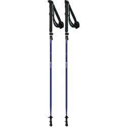 フォールダーTWIST115 トレッキングポール 形状I型 折りたたみ式 ブルー 100-115cm 2本セット