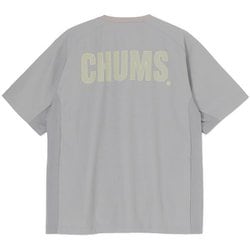 エアトレイルストレッチチャムスTシャツ メンズ カットソー Gray（G001） Mサイズ CH01-2580