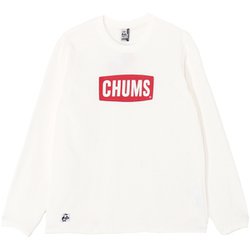 ロゴロングスリーブTシャツ メンズ カットソー White×Red（W014） XLサイズ CH01-2273
