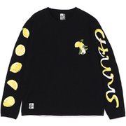レモンロングスリーブTシャツ メンズ カットソー Black(K001) Mサイズ CH01-2513