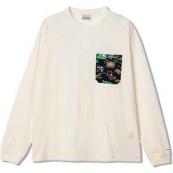 ヤングストリートロングスリーブクルー メンズ カットソー Sea Salt, Aloha（126） Sサイズ PM0898