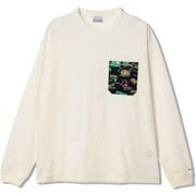 ヤングストリートロングスリーブクルー メンズ カットソー Sea Salt, Aloha(126) Lサイズ PM0898