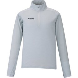 ウビック ウール ジップ ロングスリーブ レディース カットソー SILVER（N7372） XSサイズ（日本：Sサイズ） MIV03215