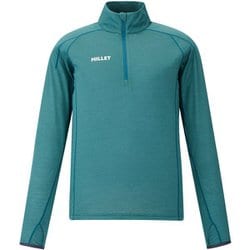 ウビック ウール ジップ ロングスリーブ レディース カットソー BOTTLE（N4238） Sサイズ（日本：Mサイズ） MIV03215