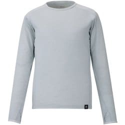 ウビック ウール クルー ロングスリーブ レディース カットソー SILVER（N7372） Lサイズ（日本：XLサイズ） MIV03216