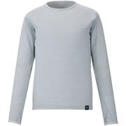 ウビック ウール クルー ロングスリーブ レディース カットソー SILVER(N7372) Lサイズ(日本:XLサイズ) MIV03216
