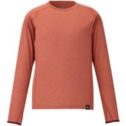 ウビック ウール クルー ロングスリーブ レディース カットソー GINGER SPICE(N0004) Mサイズ(日本:Lサイズ) MIV03216