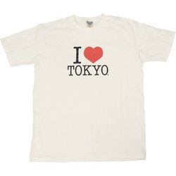 I LOVE TOKYO Tシャツ 白 男女兼用 Lサイズ