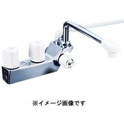 KF207RNR3 [デッキ型一時止水付2ハンドルシャワー右側シャワー300mmパイプ付]