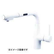 KM6111ECM4 [シングルシャワー付混合栓センサー付eレバーマットホワイト]