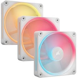 iCUE LINK LX120-R RGB WHITE Triple Reverse Fans Starter Kit CO-9051054-WW