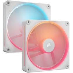 iCUE LINK LX140-R RGB WHITE Dual Reverse Fans Starter Kit CO-9051056-WW