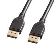 DisplayPortケーブル 2.1 VESA認証品 DP40 UHBR13.5/UHBR10対応 16K60Hz/8K60Hz/4K240Hz 3m ブラック 金メッキピン KC-DP4030