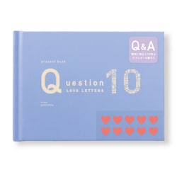 present book Question LOVE LETTERS 10 blue QLL-04