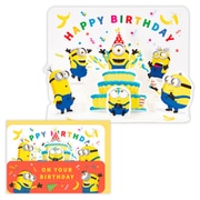 誕生日カード ミニオン/バースデーケーキ EAR-844-028