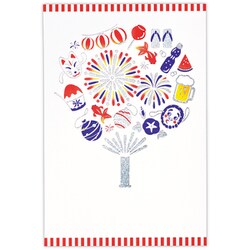 限定 暑中ハガキ ホロ箔夏祭り SCP-845-155