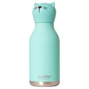 BESTIE べスティ キャラクター ボトル 460ml カナダ発 アニマル 動物 保温保冷 ステンレスボトル 高品質 ステンレス 二層構造 スクリュー式 キャット （ ネコ ）ブルー SBV44CA
