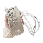 iPhone 15用 luckyBEAR Strap 15Case SPS-LUBESTCA15-SV