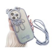iPhone 15用 luckyBEAR Strap 15Case SPS-LUBESTCA15-TA