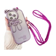 iPhone 15用 luckyBEAR Strap 15Case SPS-LUBESTCA15-AM
