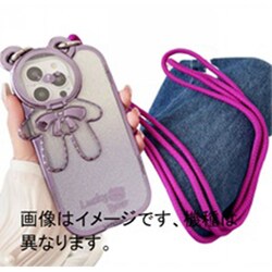 iPhone 16用 luckyBEAR Strap 16Case SPS-LUBESTCA16-AM