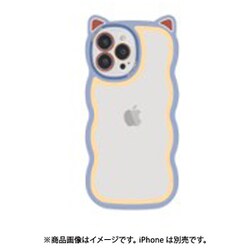 iPhone 15用 Wave Cat Case for COL SP-SUMWCACO15-BLYE