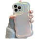 iPhone 15用 metallic wave case SPS-MEWACA15-WH