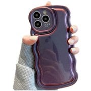 iPhone 15用 metallic wave case SPS-MEWACA15-PU