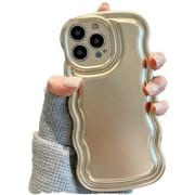 iPhone 15用 metallic wave case SPS-MEWACA15-GD