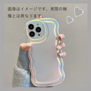 iPhone 16用 metallic wave case SPS-MEWACA16-WH