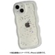 iPhone 15用 wave Gulitter case SP-WAGUCA15-WH
